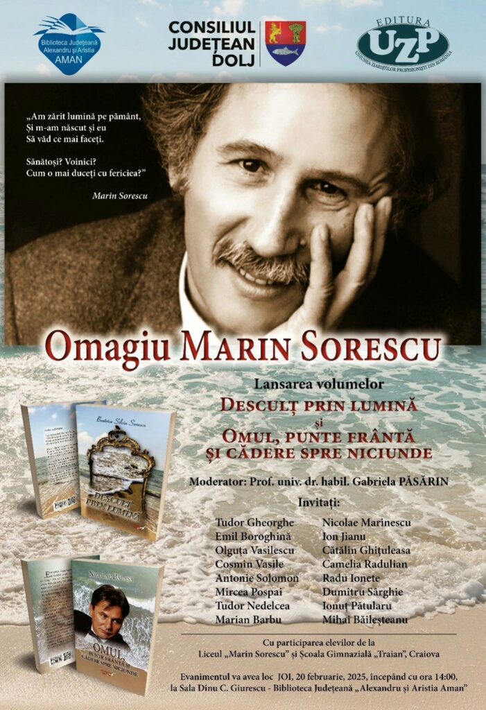 „Omagiu Marin Sorescu” la Biblioteca „Aman”