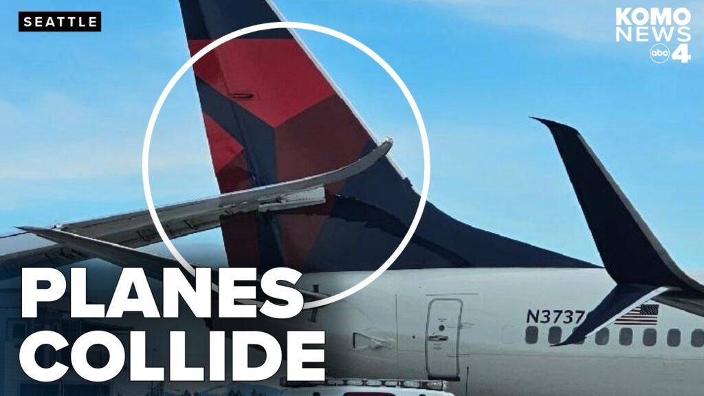 (VIDEO) Două avioane Delta Air Lines și Japan Airlines s-au ciocnit la sol în Seattle