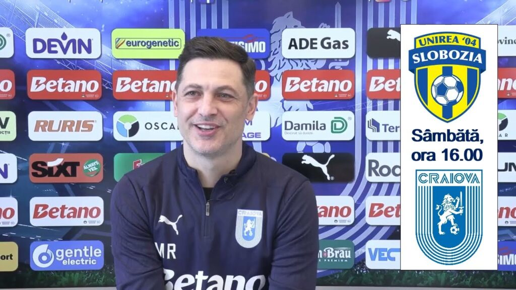 Unirea Slobozia – “U” Craiova / Mirel Rădoi: “Suntem pregătiţi”