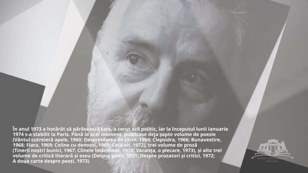 (VIDEO) Muzeul Cărții și Exilului Românesc îl omagiază pe Ilie Constantin