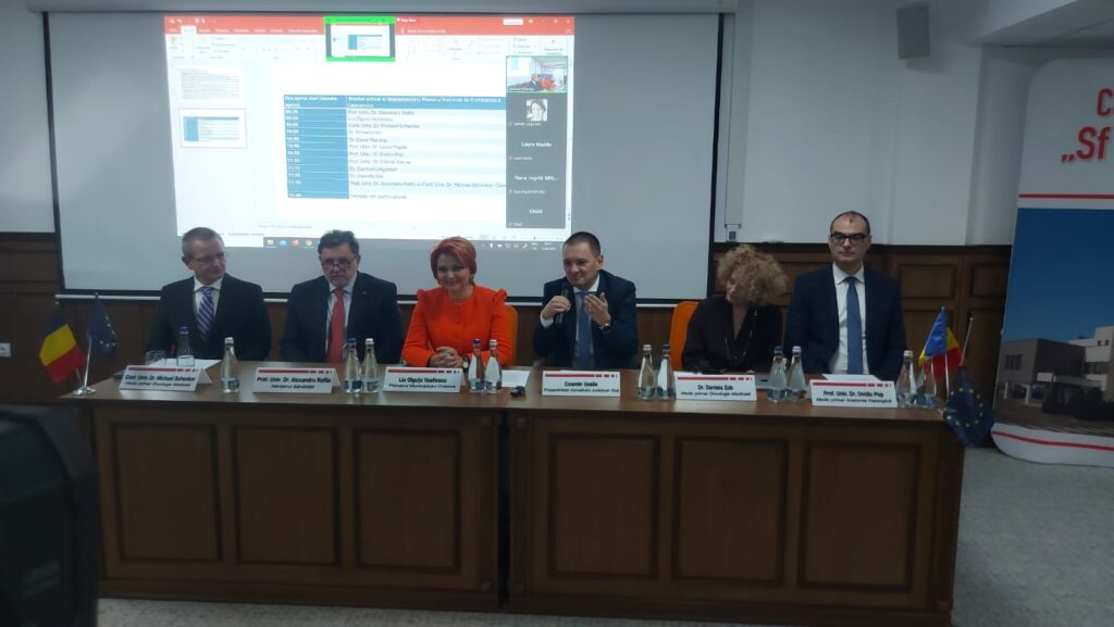 Planul Naţional de Combatere a Cancerului, prezentat la Centrul de Oncologie Sfântul Nectarie din Craiova