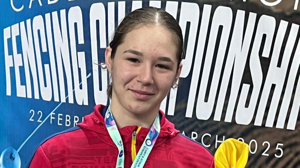 Scrimă / Natalia Constantin s-a ales cu medalia de bronz la Europenele de cadeţi