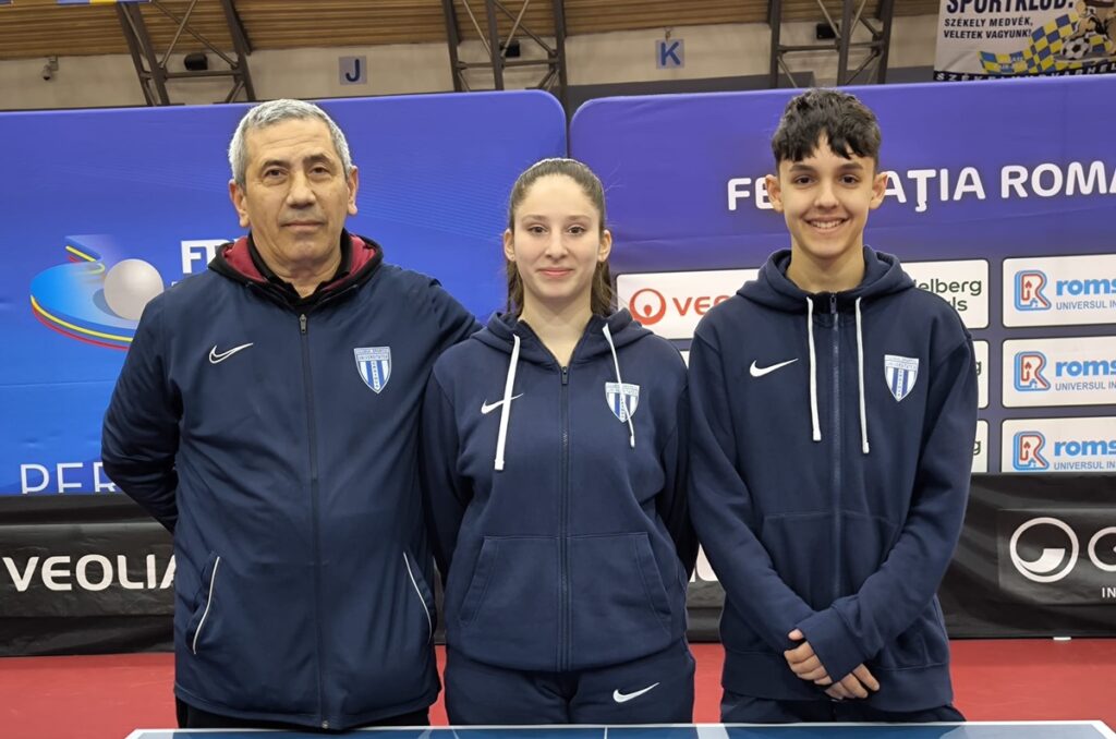 Tenis de masă / Sasha Marinescu şi Carmina Găman, prestaţii excelente la Cupa României