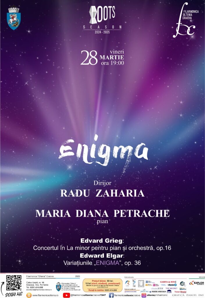 O seară a enigmelor muzicale la Filarmonica Oltenia