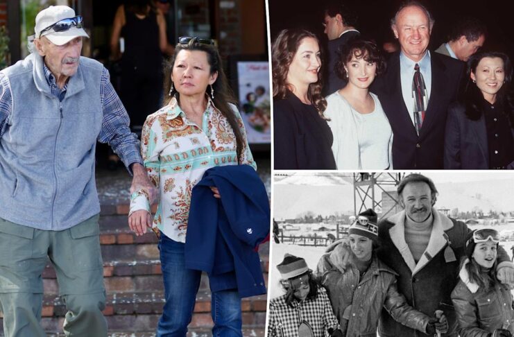 Gene Hackman şi familia sa