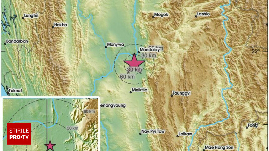 Cutremur de 7,7 în Myanmar. Seismul resimțit în alte cinci țări