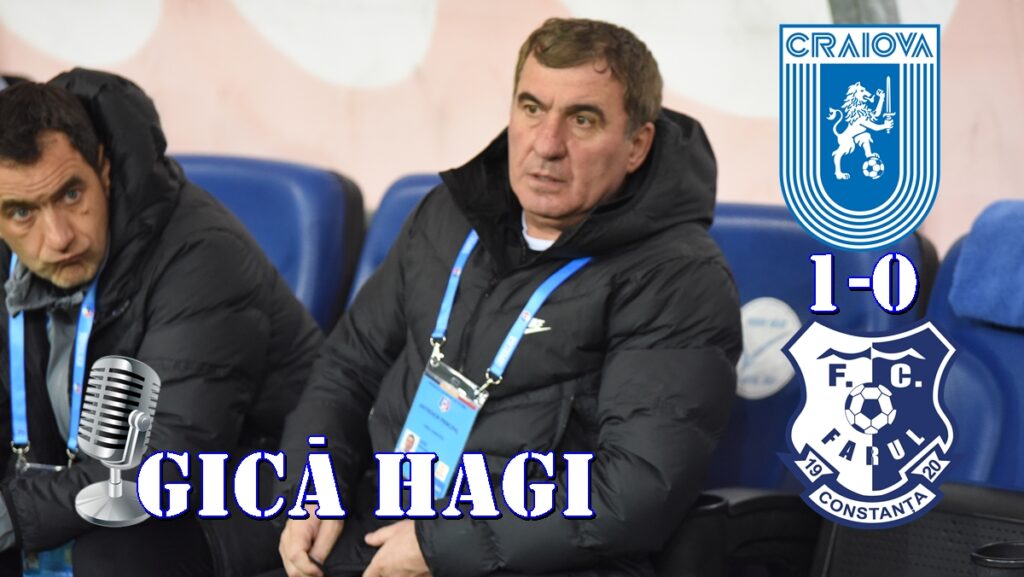 Gică Hagi: “E un meci pe care l-am pierdut de la început”