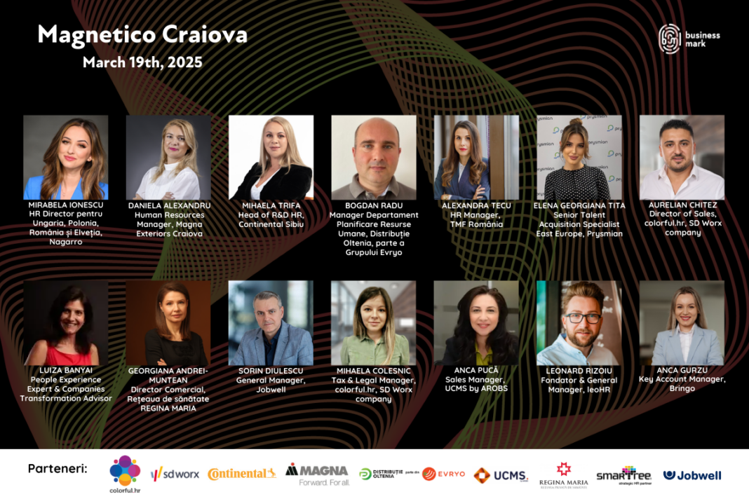 Eveniment care va reuni lideri din domeniul resurselor umane, la Craiova