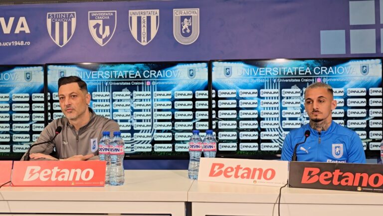 Mirel Rădoi şi Alex Mitriţă au prefaţat meciul „U” Craiova – U Cluj