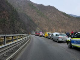 Coliziune între cinci autoturisme pe DN 7