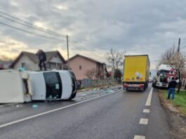 Traficul rutier a fost afectat în zonă