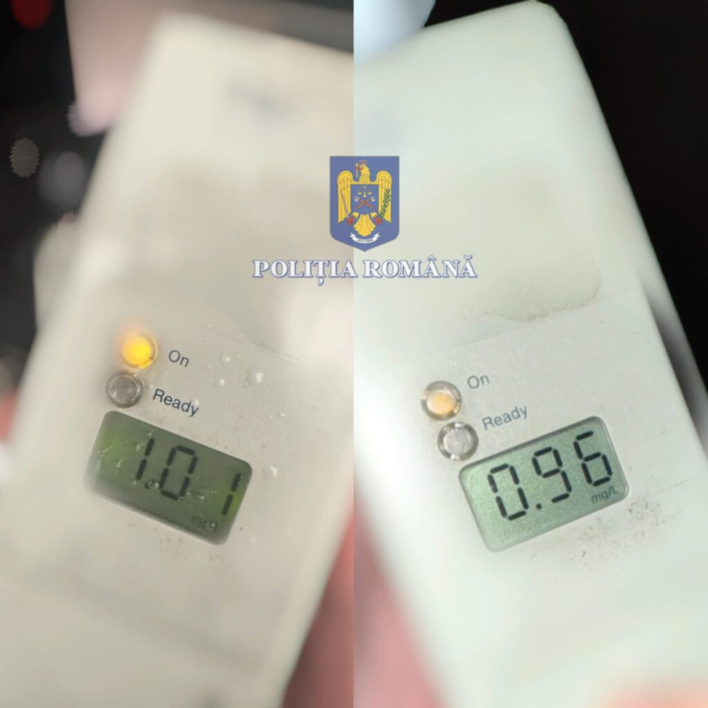 Craiovean prins la volan două zile la rând, deși avea permisul suspendat. Șoferul era băut
