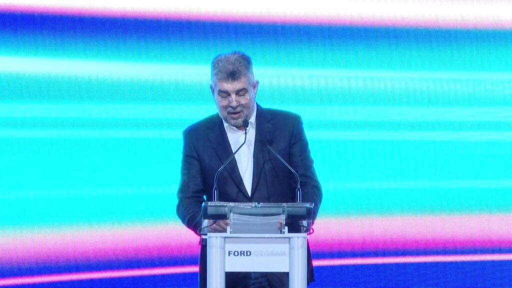 (VIDEO) Ciolacu: Vehiculele electrice fabricate la uzina Ford Otosan reprezintă o realizare pentru industria auto din România