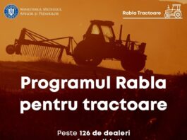 126 de dealeri de tractoare şi maşini agricole autopropulsate, validaţi în programul Rabla pentru Tractoare