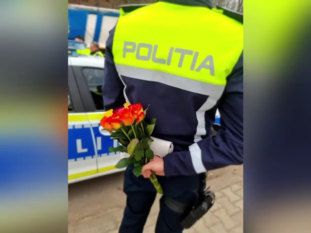 (VIDEO) Polițiștii gorjeni, mesaj emoționant de 8 Martie