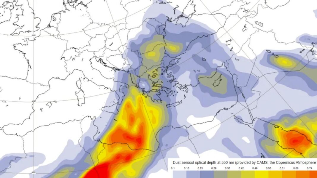 Un nou val de praf saharian peste România
