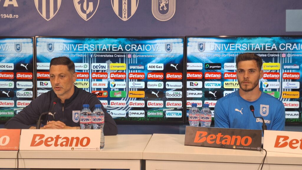 Mirel Rădoi şi Laurenţiu Popescu au prefaţat meciul „U” Craiova – Rapid