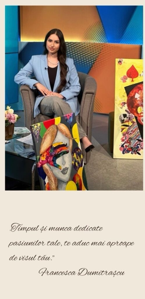 Craiova: Vernisajul expoziției de pictură “Miraje”, a tinerei Francesca Dumitrașcu