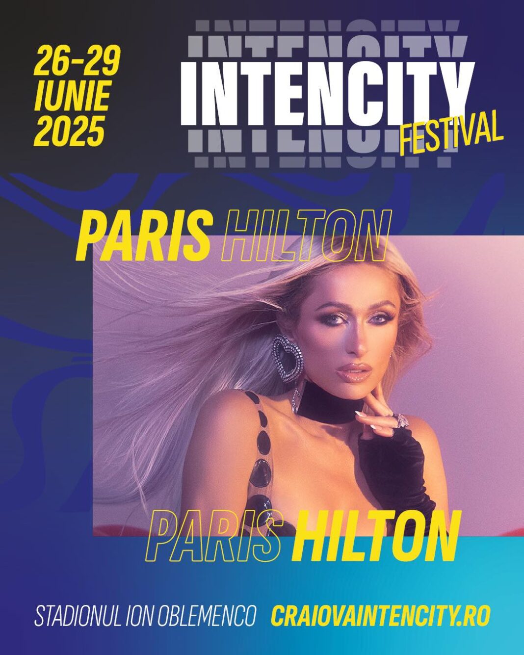 Paris Hilton vine la Craiova, la festivalul IntenCity