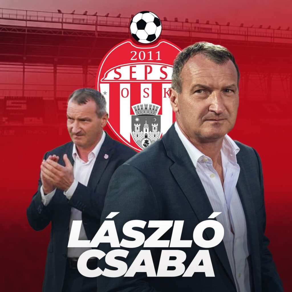 Superliga / Laszlo Csaba, noul antrenor al lui Sepsi OSK