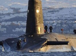 Unul dintre submarinele din clasa Vanguard din Marea Britanie (Imagine: Royal Navy)