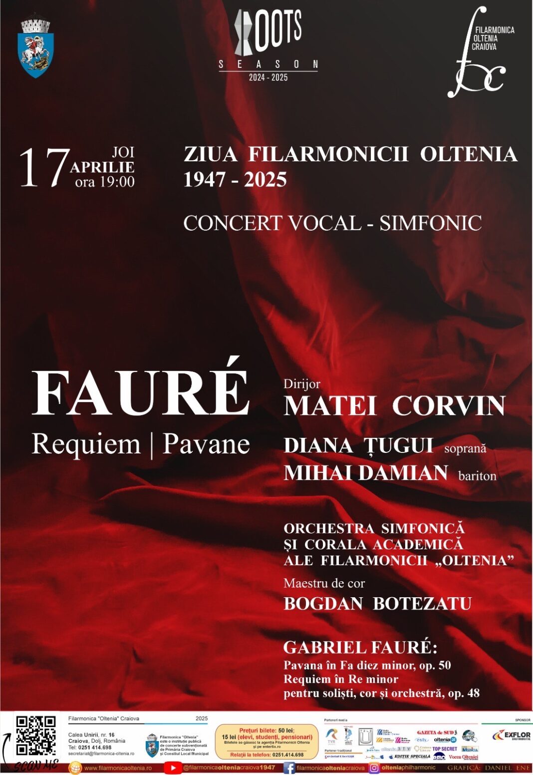 Concert aniversar la Filarmonica Oltenia Craiova