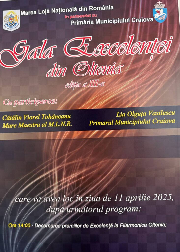 Gala Excelenței din învățământul preuniversitar din Oltenia
