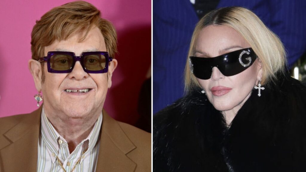 Madonna și Elton John îngroapă securea războiului după un conflict de decenii