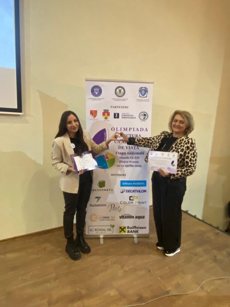 O elevă de la C. N. ,,Elena Cuza”, a patra pe țară la Olimpiada de Lectură ca Abilitate de Viață (OLAV)