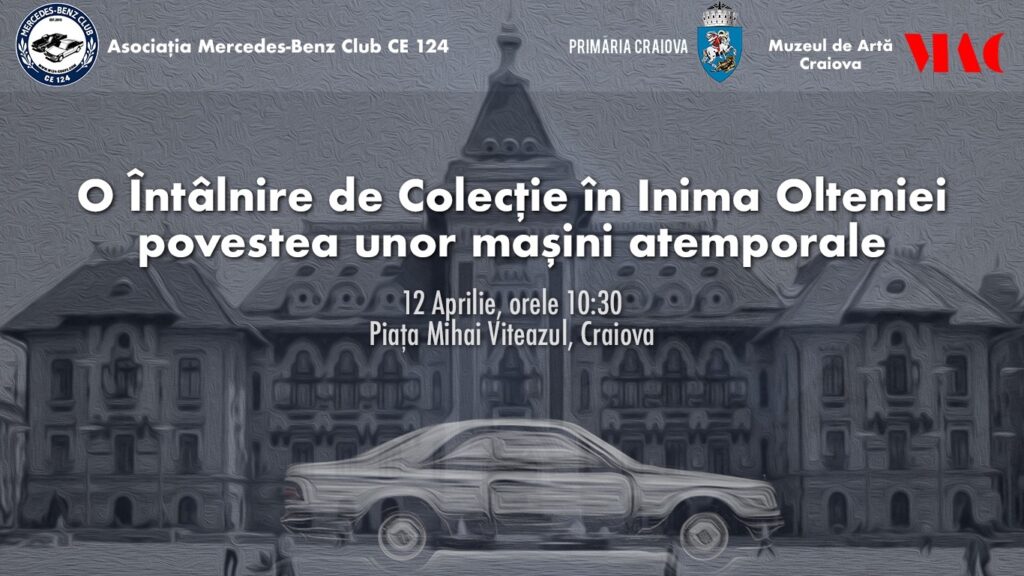 Eveniment dedicat pasionaților de automobile clasice, la Craiova