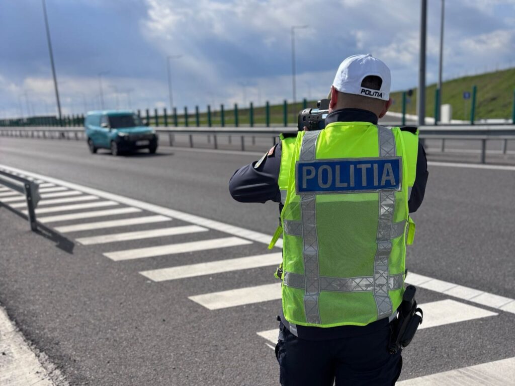 Acțiunea „Speed Marathon” în Olt: 125 de sancțiuni aplicate pentru viteză într-o singură zi