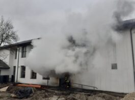 Incendiu la o școală din Valea Mare