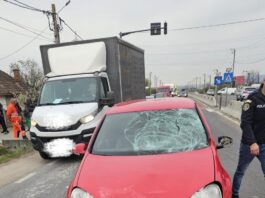 Accident pe trecerea de pietoni în Stolniceni