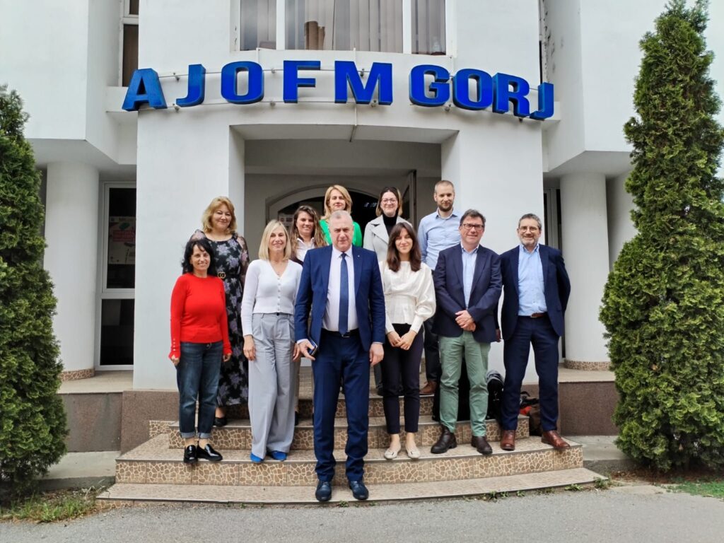 Delegație a Comisiei Europene, în vizită la AJOFM Gorj