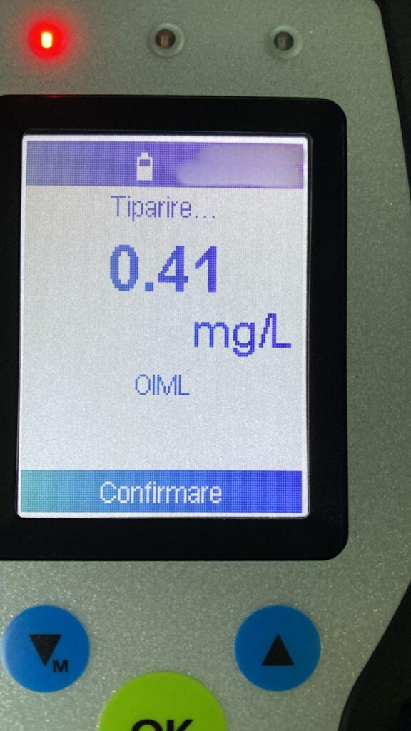 Şofer depistat la volan sub influenţa alcoolului