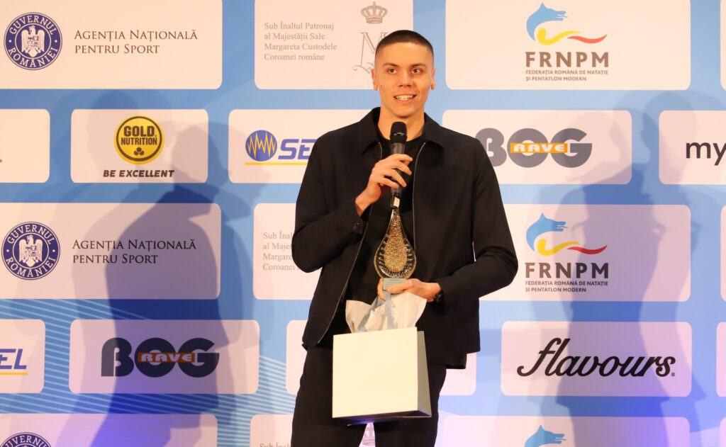David Popovici, sportivul anului la Gala „Campionii Natației 2024“