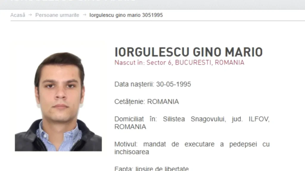 Mario Iorgulescu e considerat evadat. Riscă alți ani de închisoare