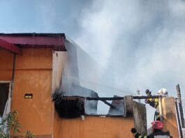 Incendiu la o casă din Țugui