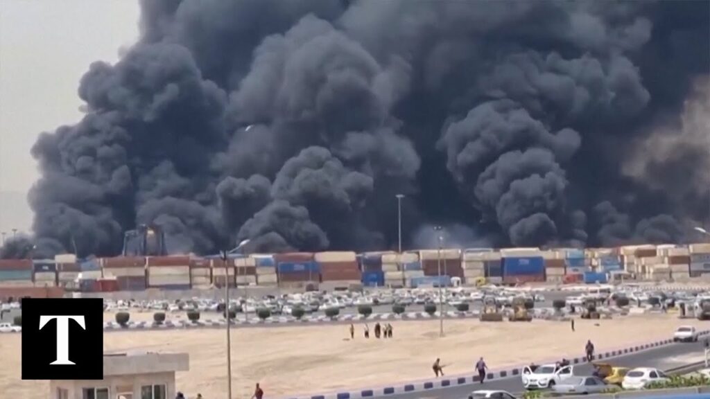 (Video) Peste 500 de răniţi în explozia dintr-un port din Iran, Bubuitura, auzită de la 10 km