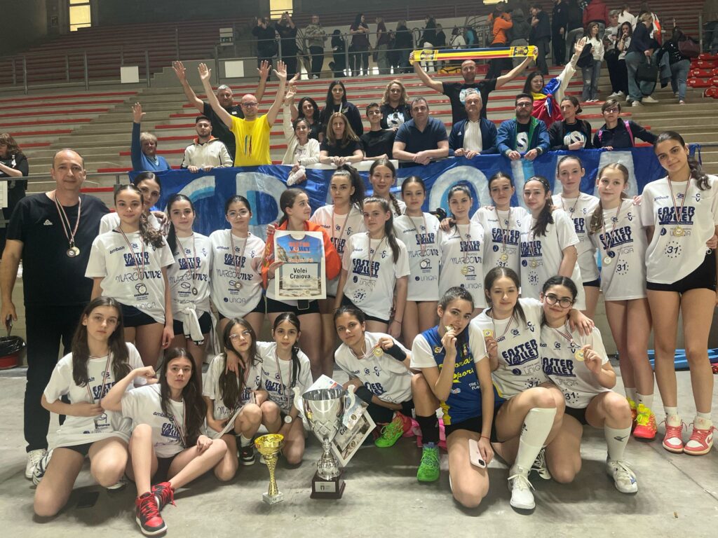 Atmosferă, emoţii şi bucurie! CSV Craiova U16 a cucerit titlul internaţional la Easter Cup