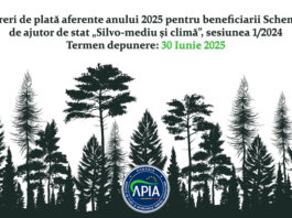 APIA primește Cereri de plată pentru Schema de ajutor de stat „Silvo-mediu și climă”