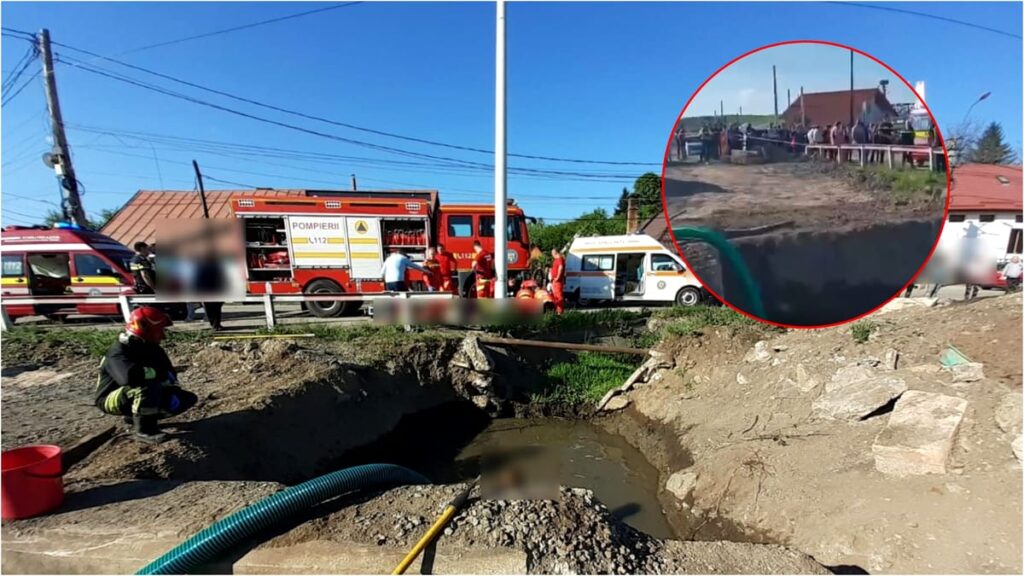 Doi frați de 4 și 6 ani au murit după ce au căzut într-un canal cu apă din Huedin