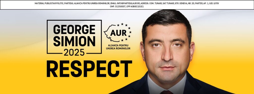 George Simion: Pe 18 mai alegi dacă țara noastră mai este a noastră!