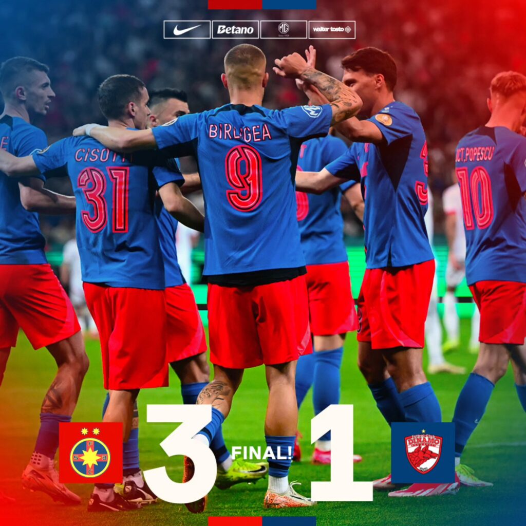 Superliga / FCSB a trecut de Dinamo şi a cam încheiat socotelile de titlu