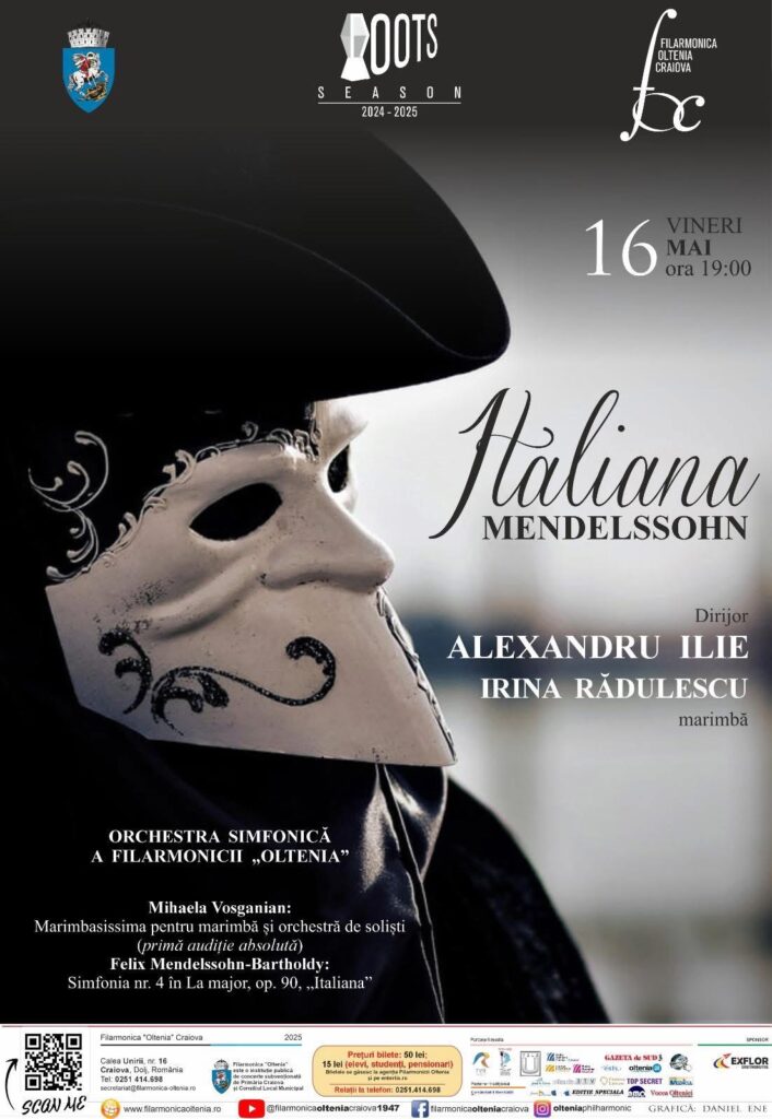 O seară între romantism și contemporan, la Filarmonica „Oltenia” Craiova