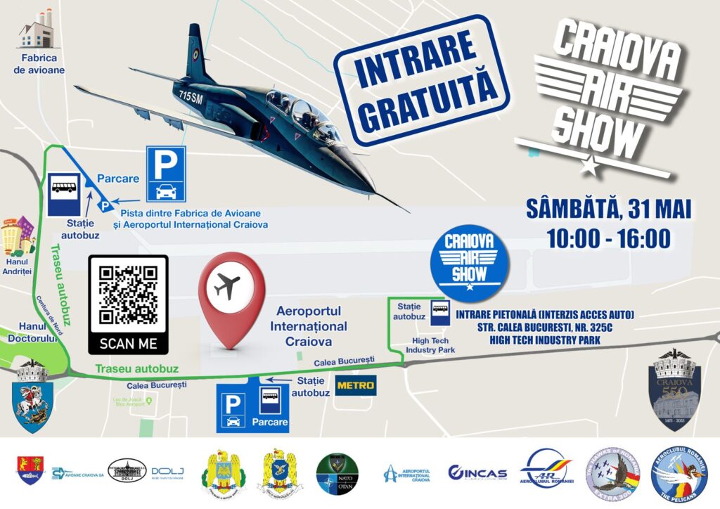 Descoperă Noua Zonă de Parcare pentru Craiova Air Show - Confort Maxim la Evenimentul Aviatic al Anului