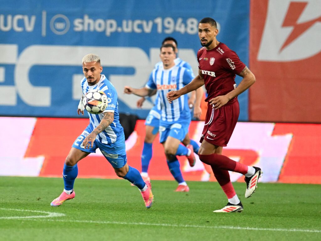 „U” Craiova – CFR Cluj 2-2 / Luptă acerbă, puncte împărțite