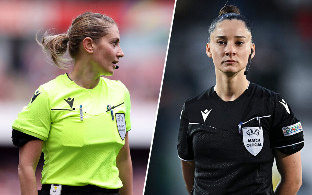 Alina Peșu și Iuliana Demetrescu, Arbitre în Partide Importante ale UEFA Women’s Nations League
