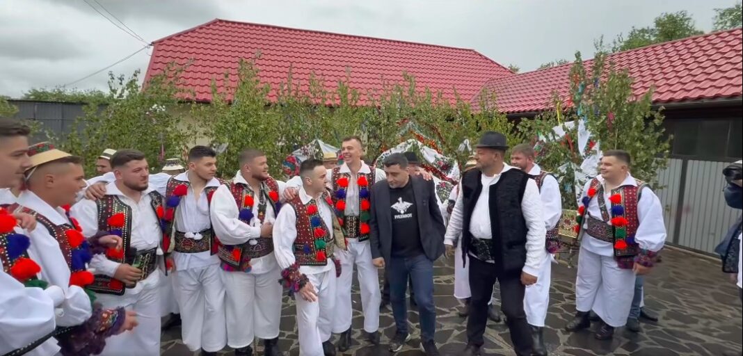 George Simion printre maramureșeni