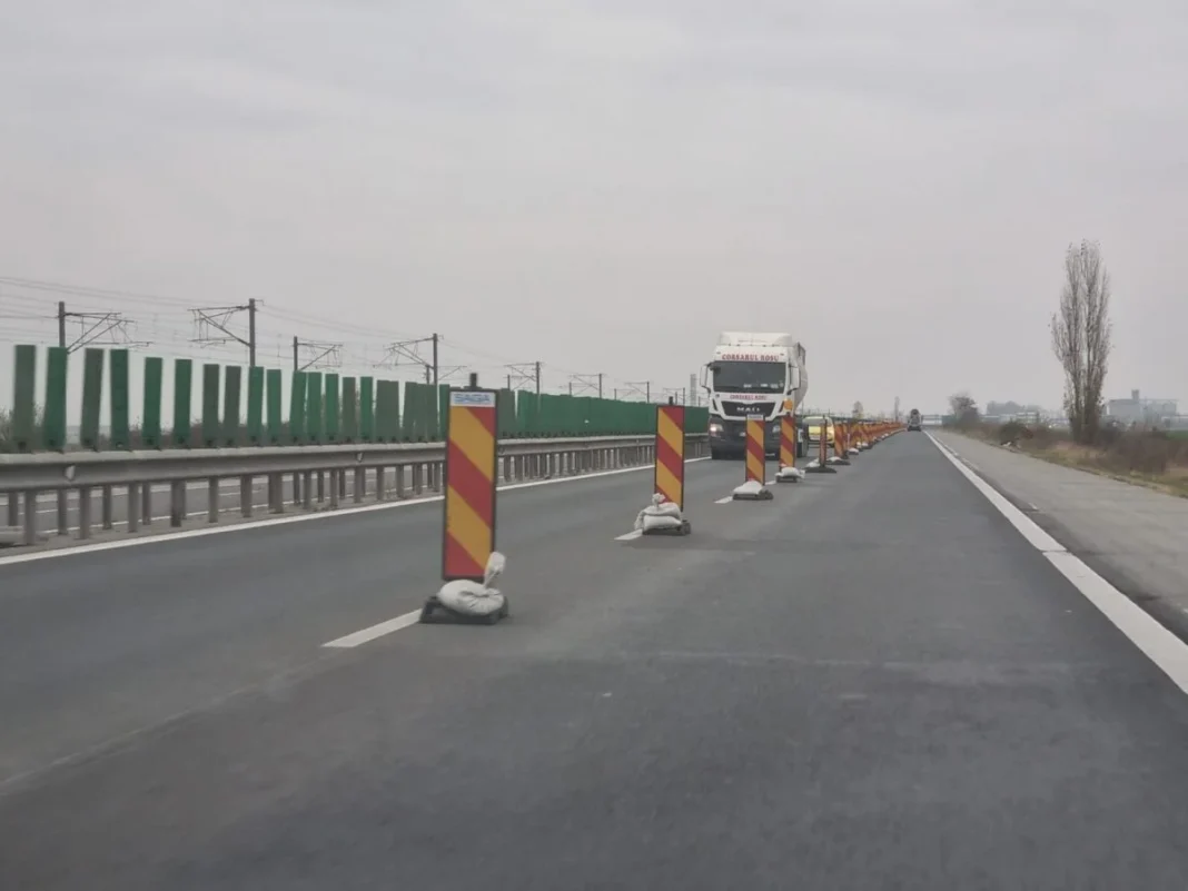 Circulație restricționată pe A1, pe sensul Pitești - București